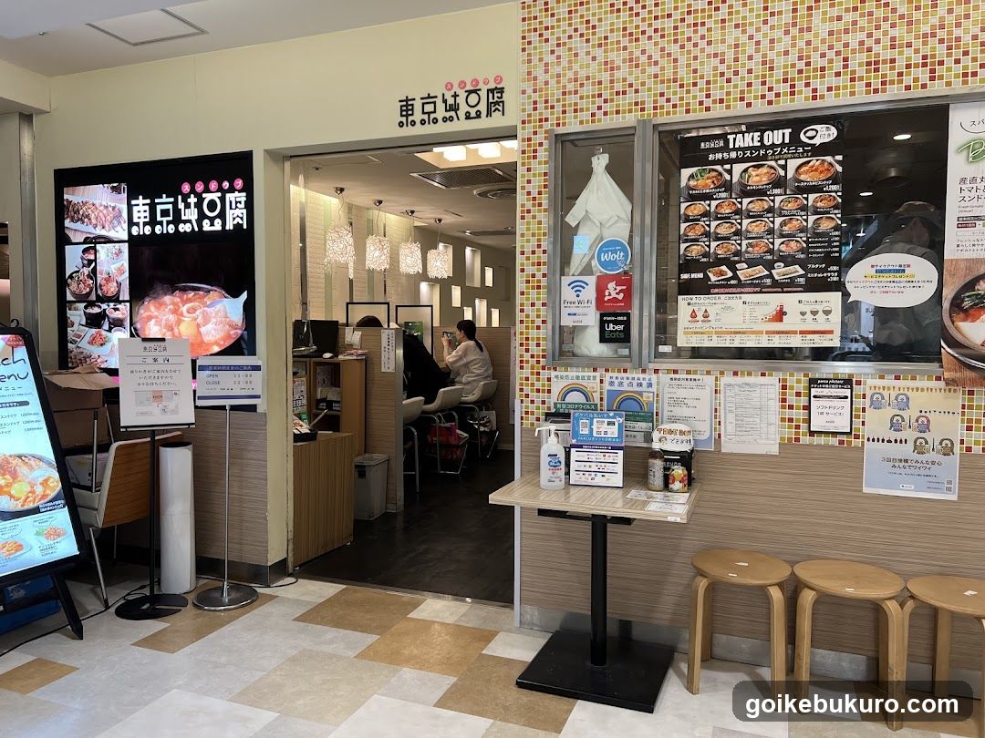 Restaurant Interior and Exterior View
