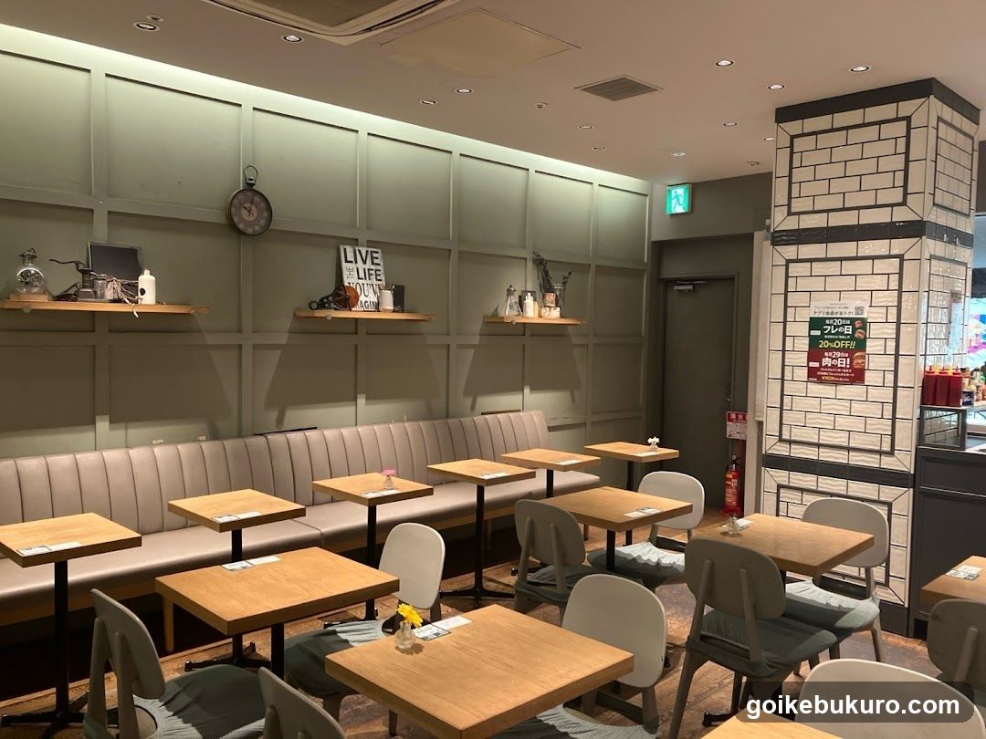 Interior of a modern cafe or restaurant