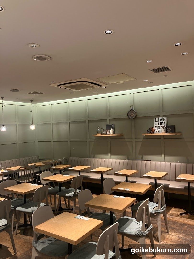 Interior of a modern cafe or restaurant