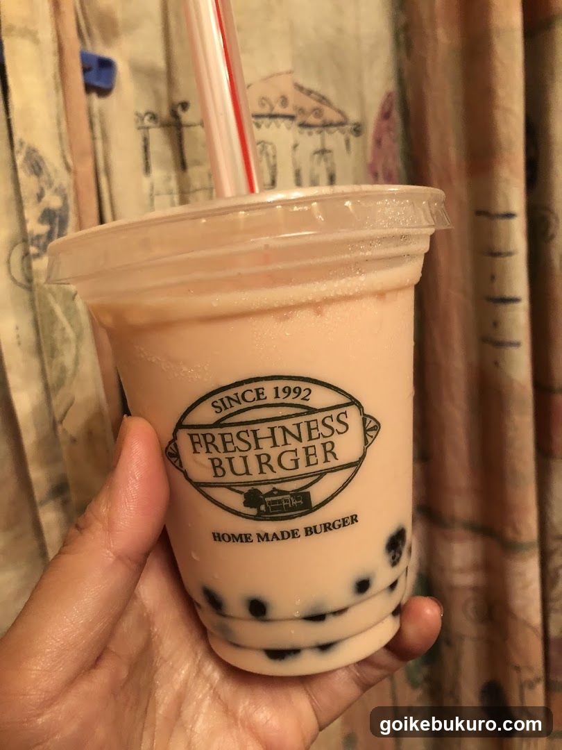 Boba Milk Tea Cup