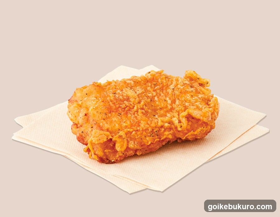 Fried Chicken on Napkin