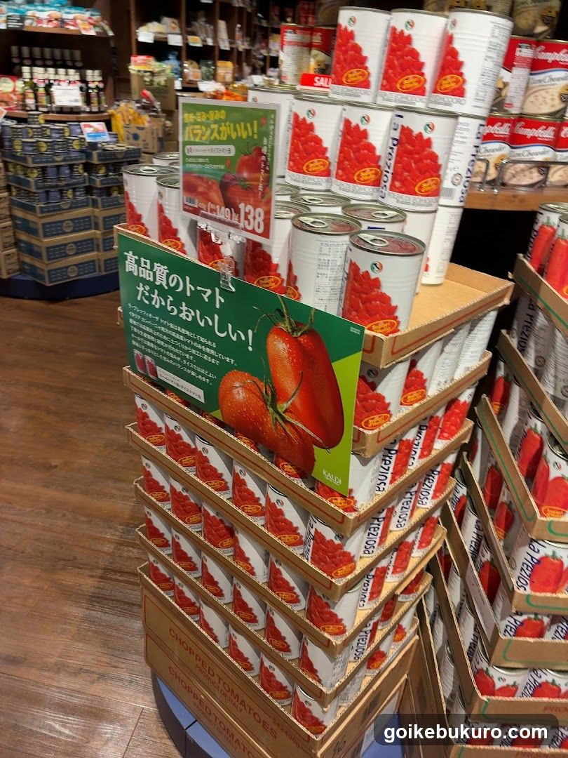 Canned Tomato Display