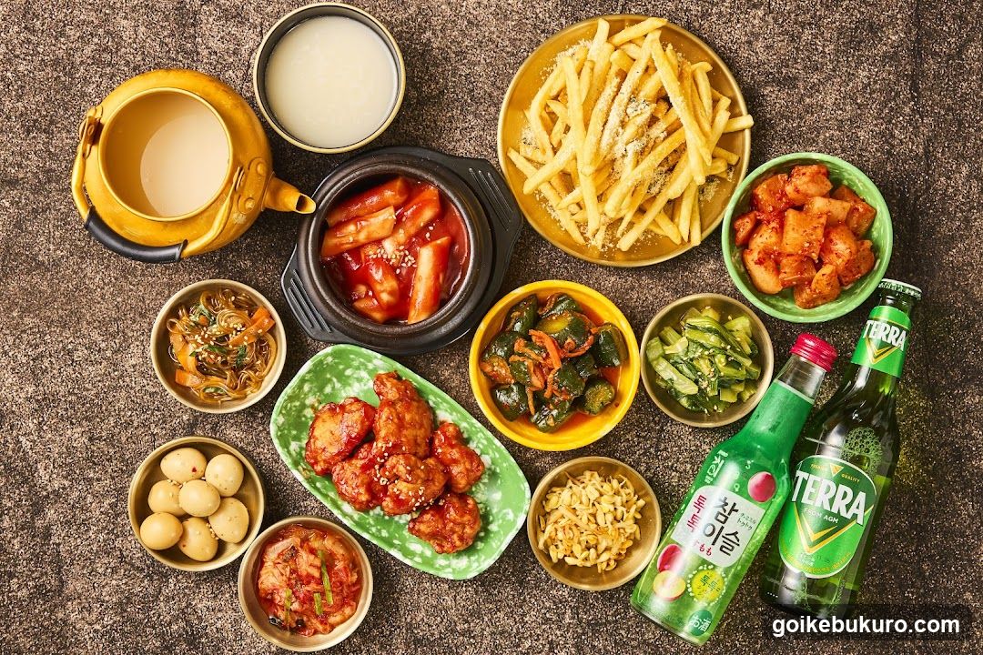 Korean Food Spread