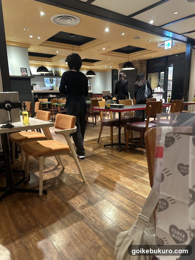 Interior of a modern cafe or restaurant