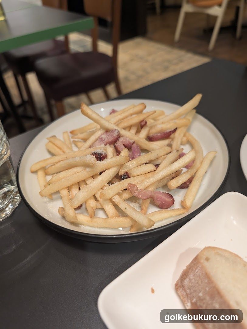 Bacon Fries on a Table