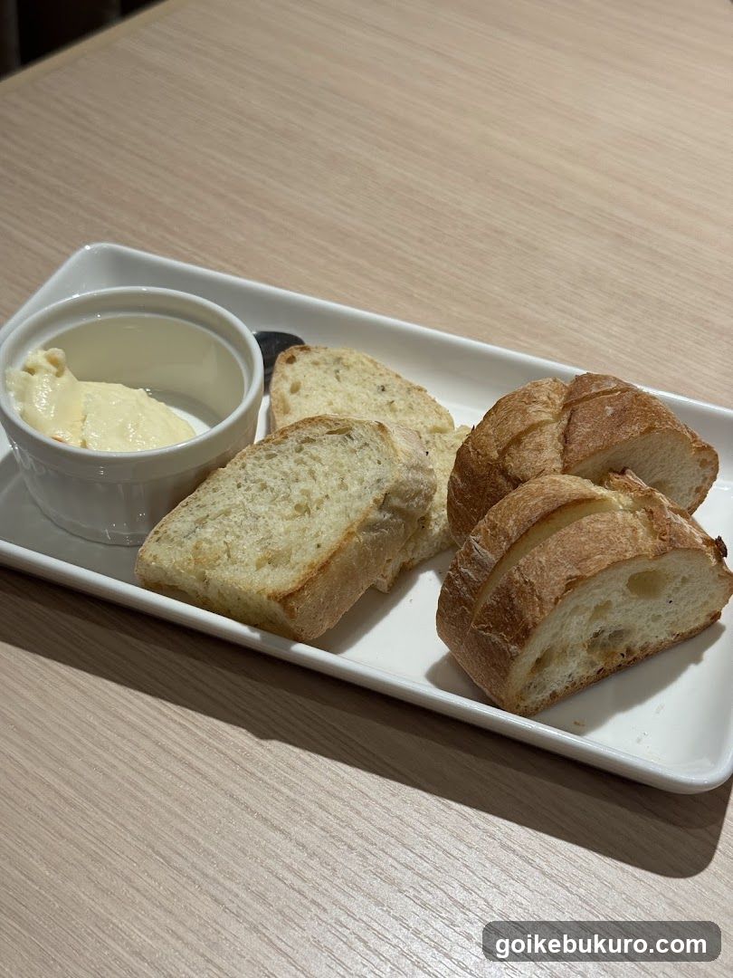 Bread and Butter Serving