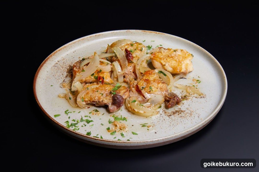 Sautéed Chicken with Onions and Herbs