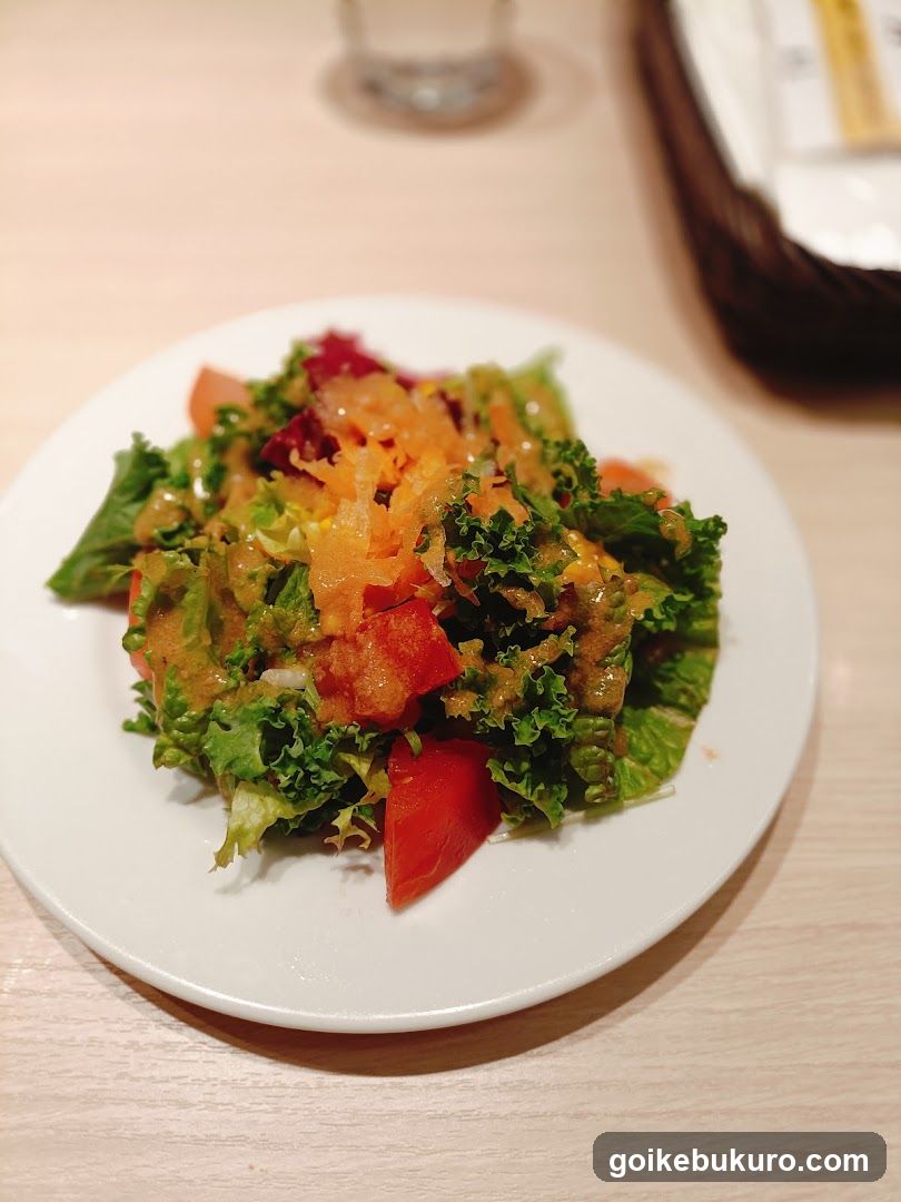 Salad with Dressing