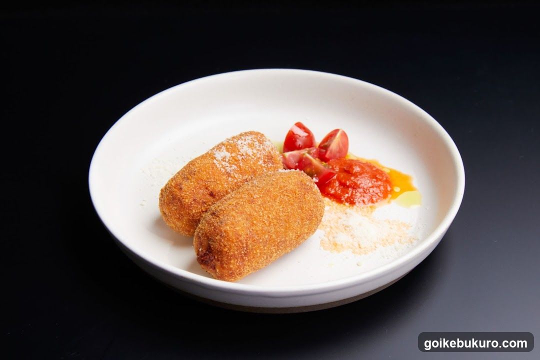 Fried Croquettes with Tomato Sauce