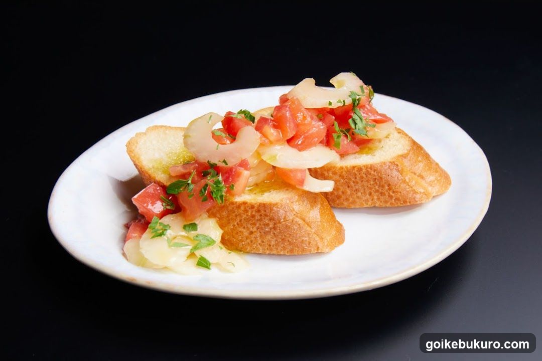 Bruschetta with Tomato and Onion Salsa