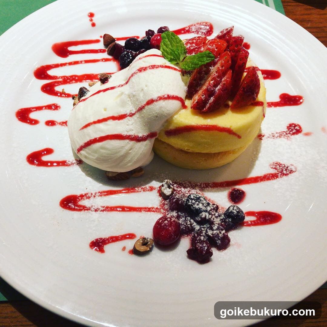 Fruit and Ice Cream Dessert