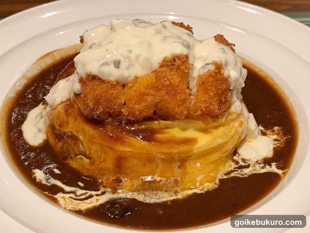 Carnivore Katsu with Curry Sauce and Creamy Topping