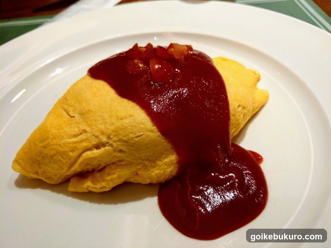 Omelette with Tomato Sauce