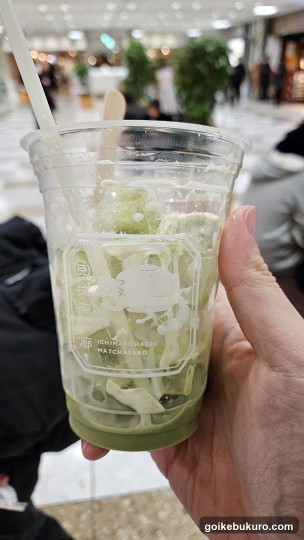 Matcha Drink in Mall