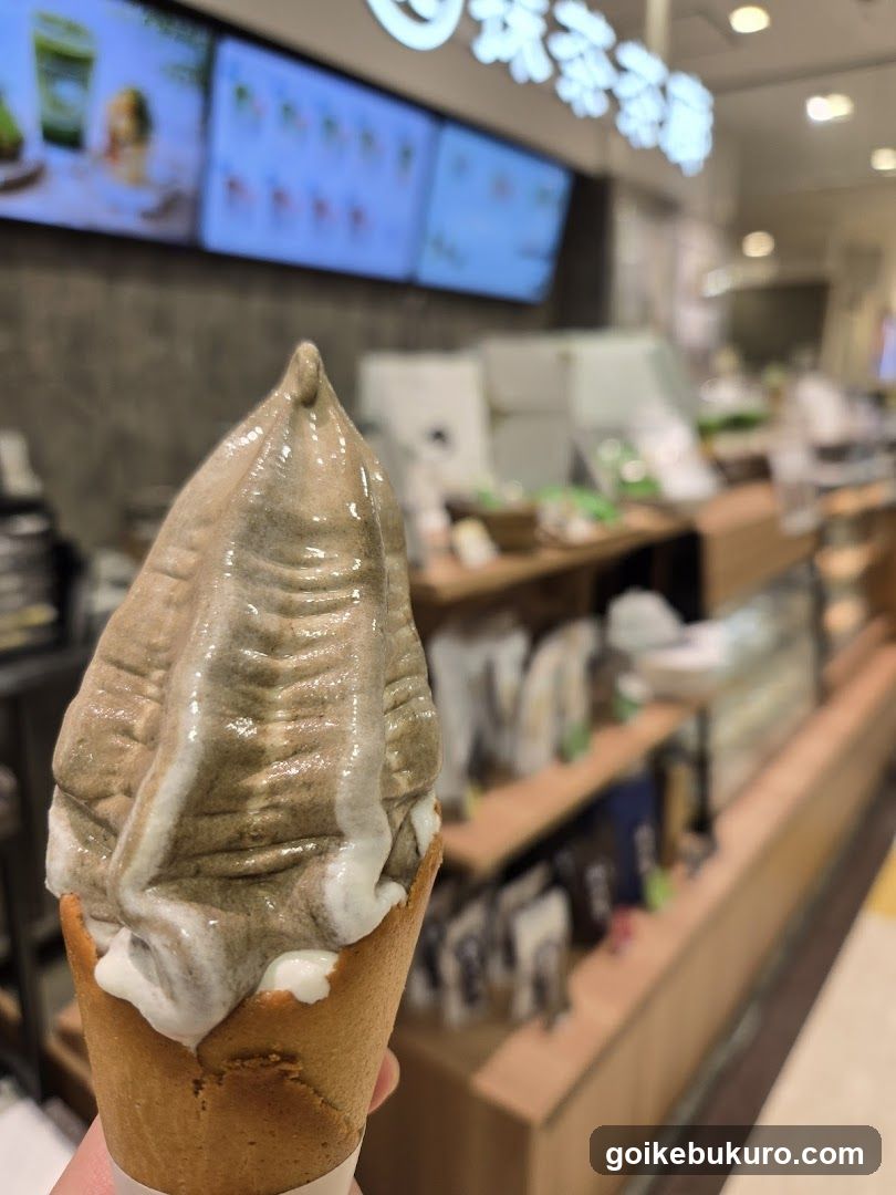 Matcha Ice Cream Cone