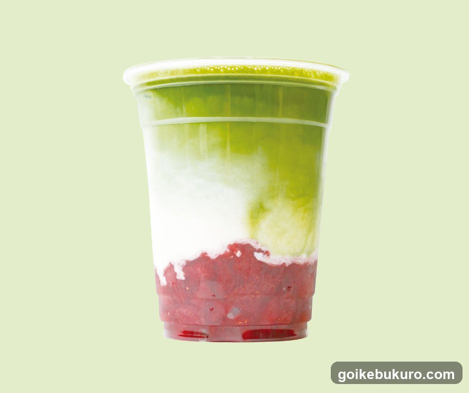 Matcha Strawberry Drink