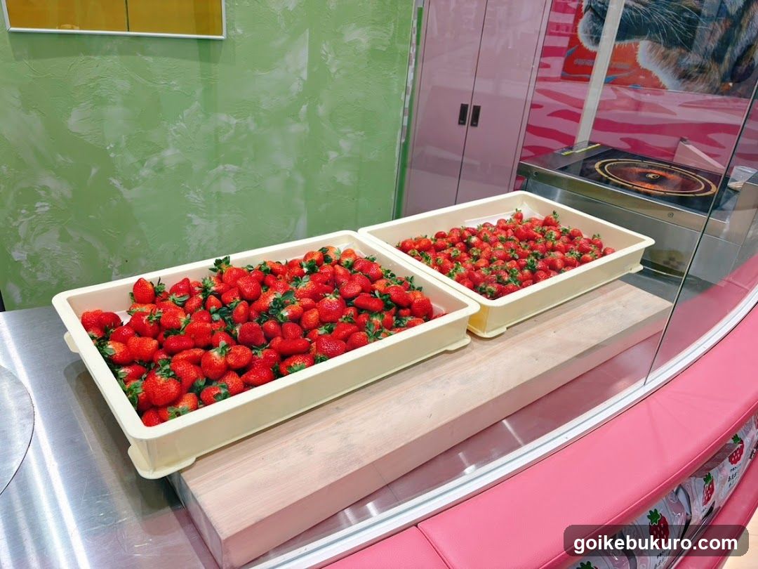 Strawberries Display