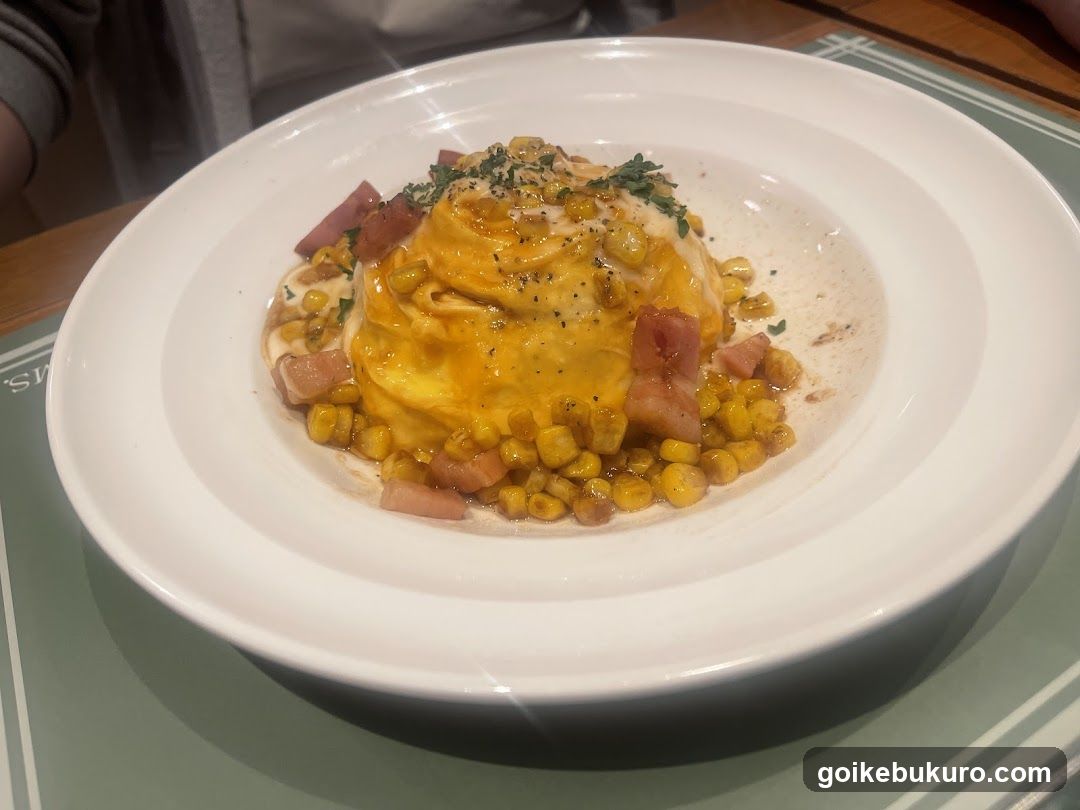 Egg and Corn Dish
