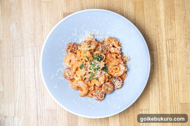 Pasta Dish with Tofu and Sausage