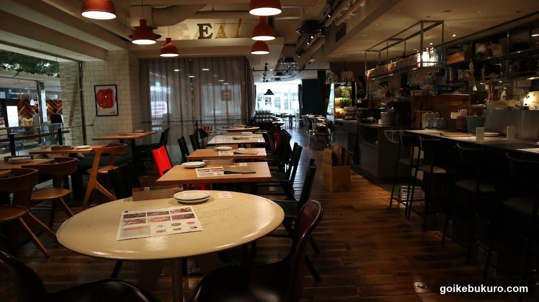 Restaurant Interior with Dining Area and Bar