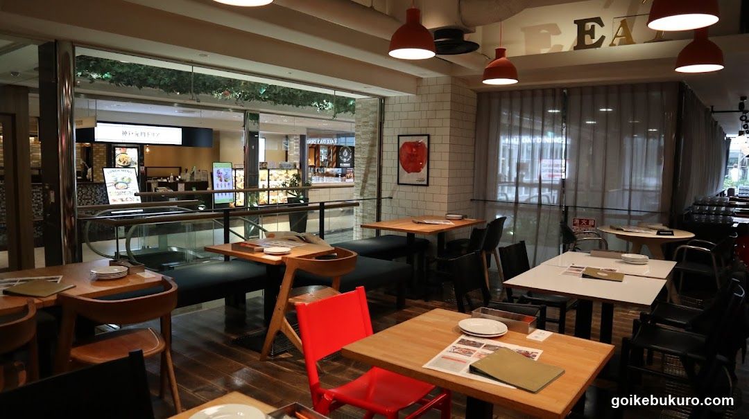 Restaurant Interior with Tables and Chairs