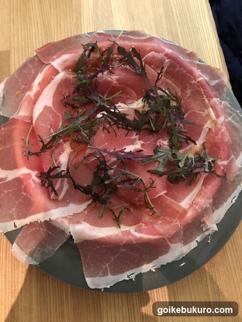 Sliced Meat Platter with Greens