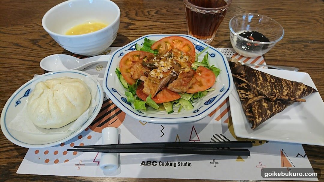 ABC Cooking Studio Meal Spread