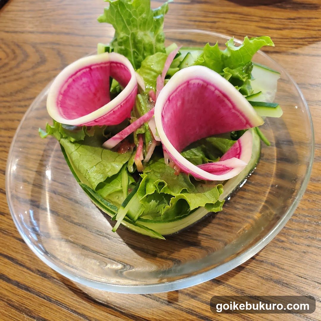 Radish and Lettuce Salad