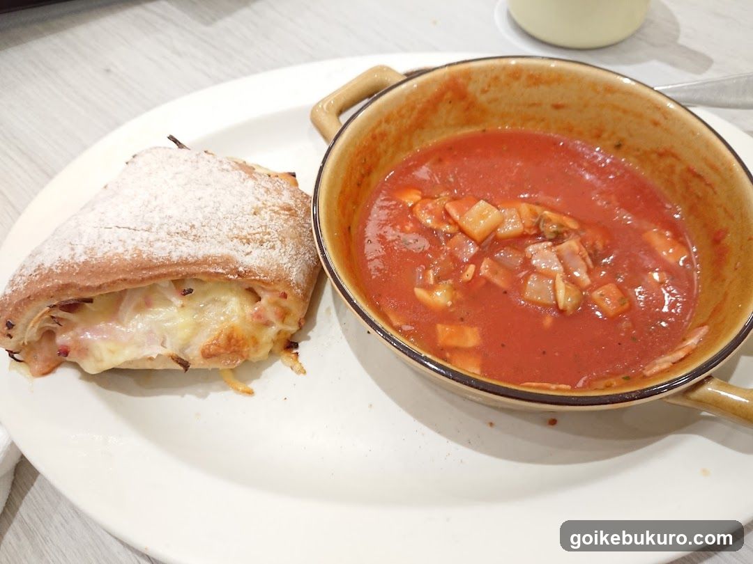 Tomato Soup and Pastry