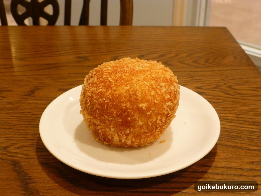 Coconut-Crusted Fried Donut