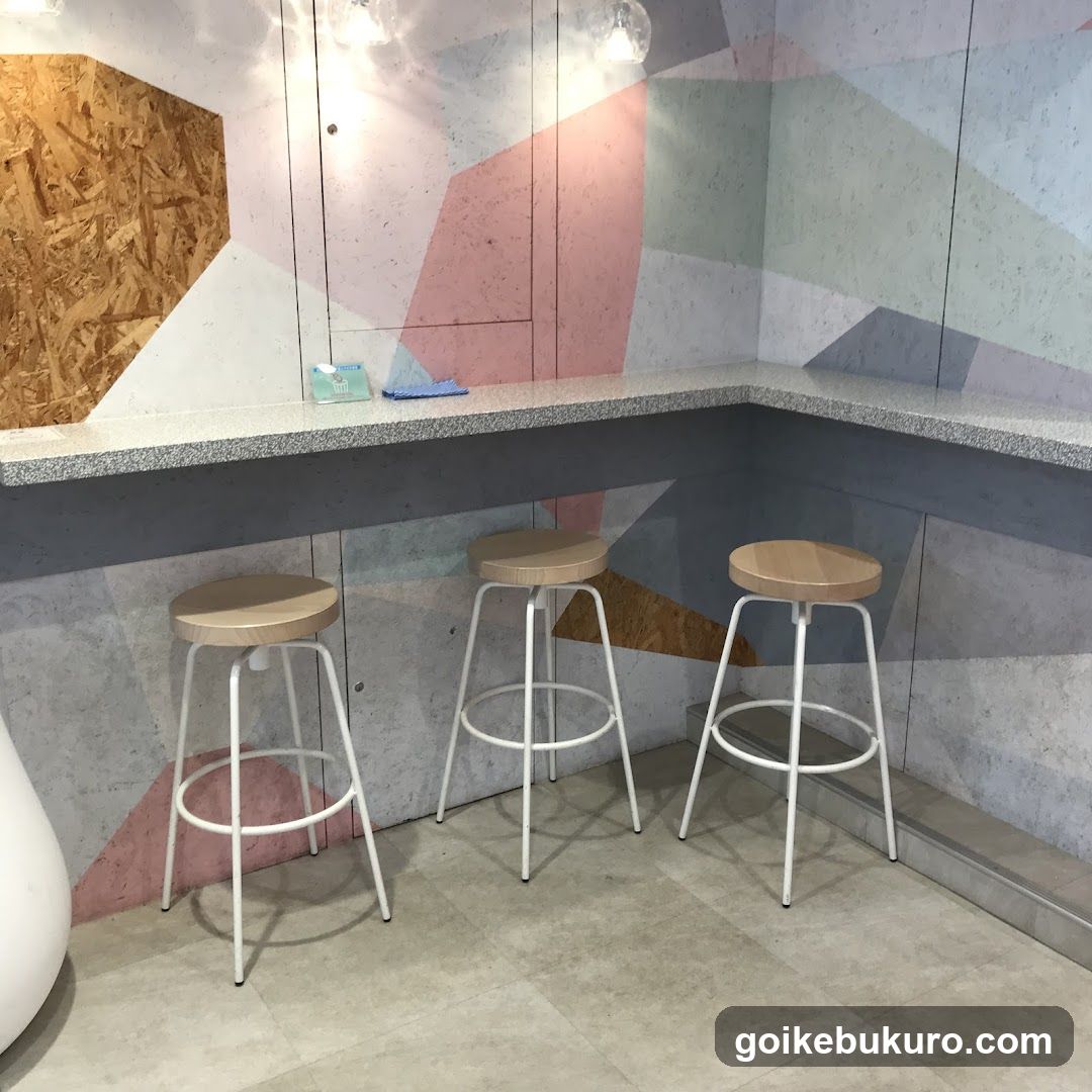 Bar Stools and Counter Interior