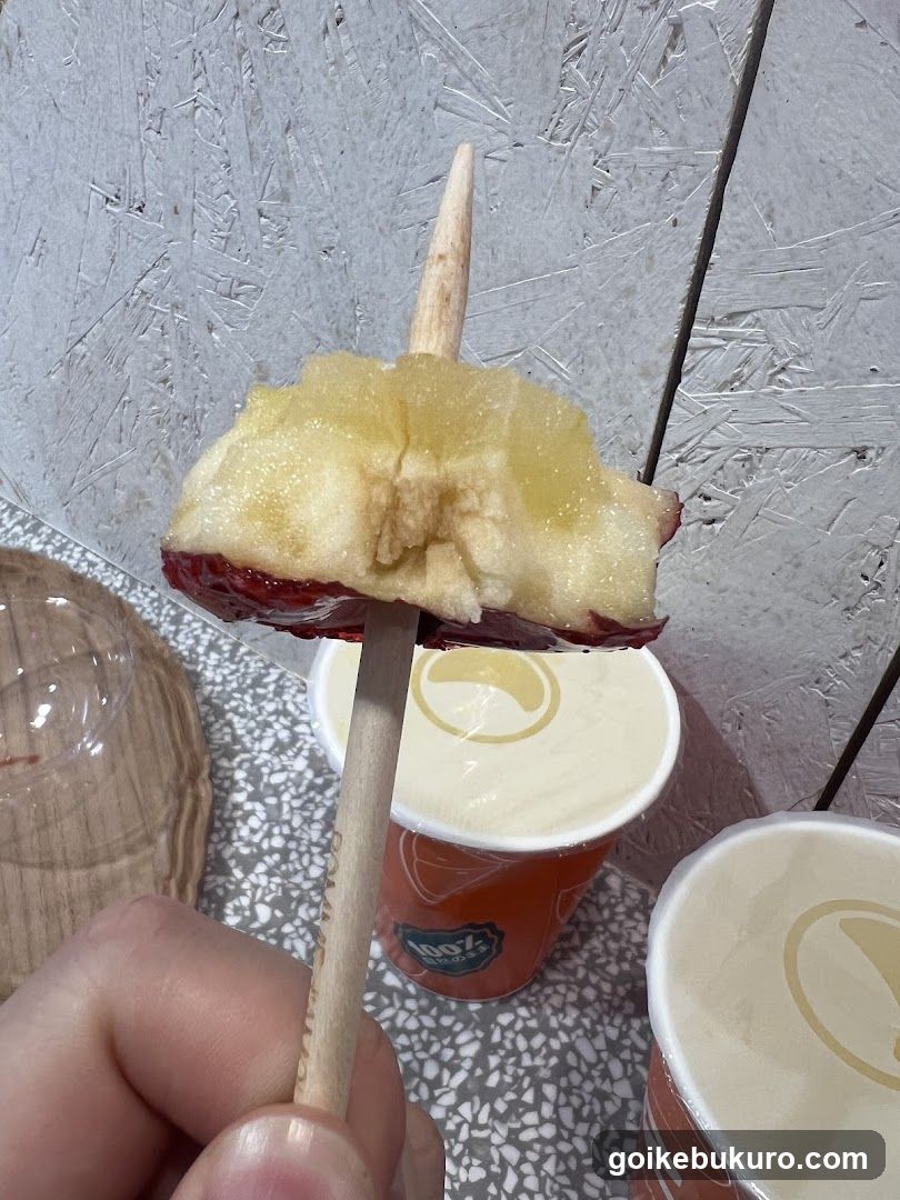 Apple Skewer with Coffee Cups