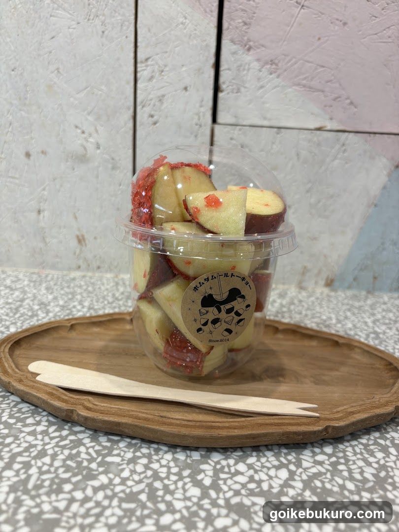 Fruit Cup with Wooden Spoon