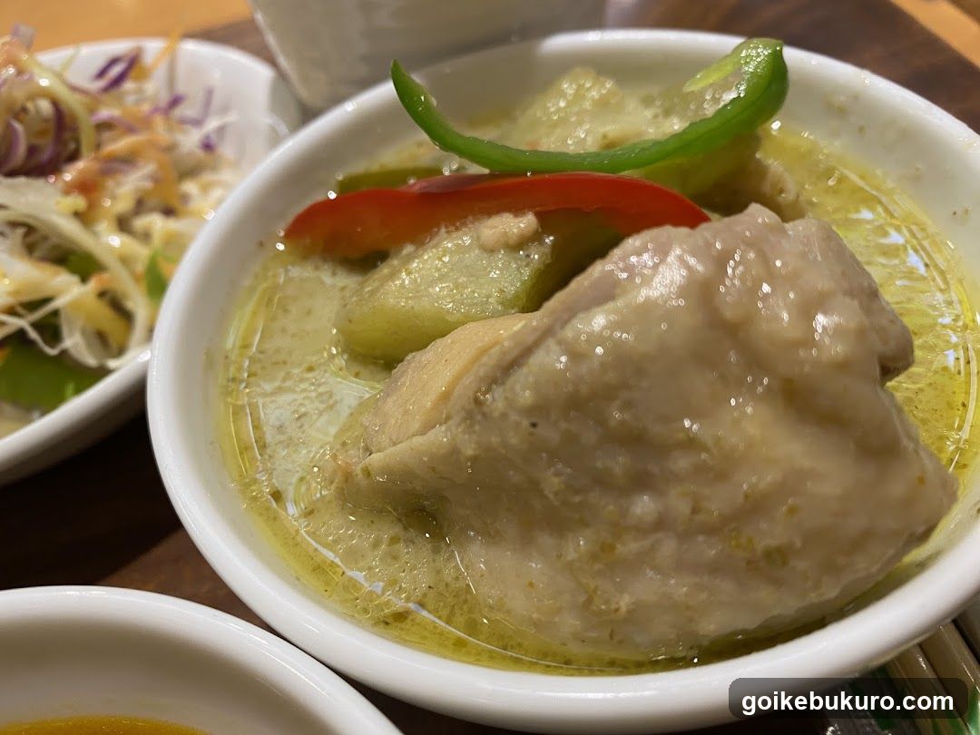 Thai Green Curry with Chicken and Vegetables