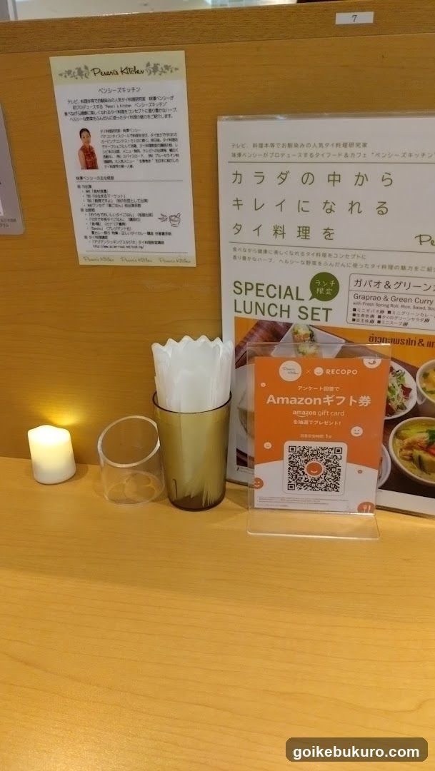Restaurant Interior Table Display
