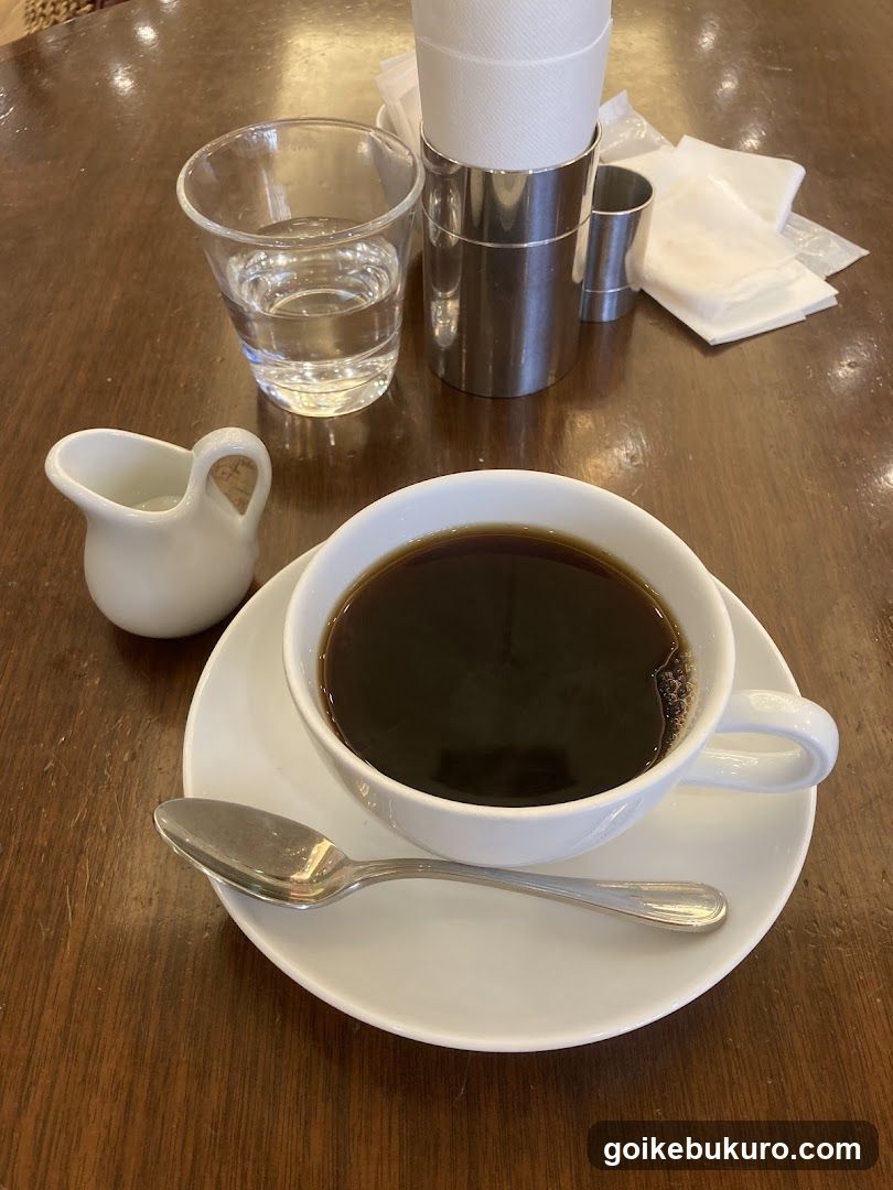 Coffee Cup on Wooden Table