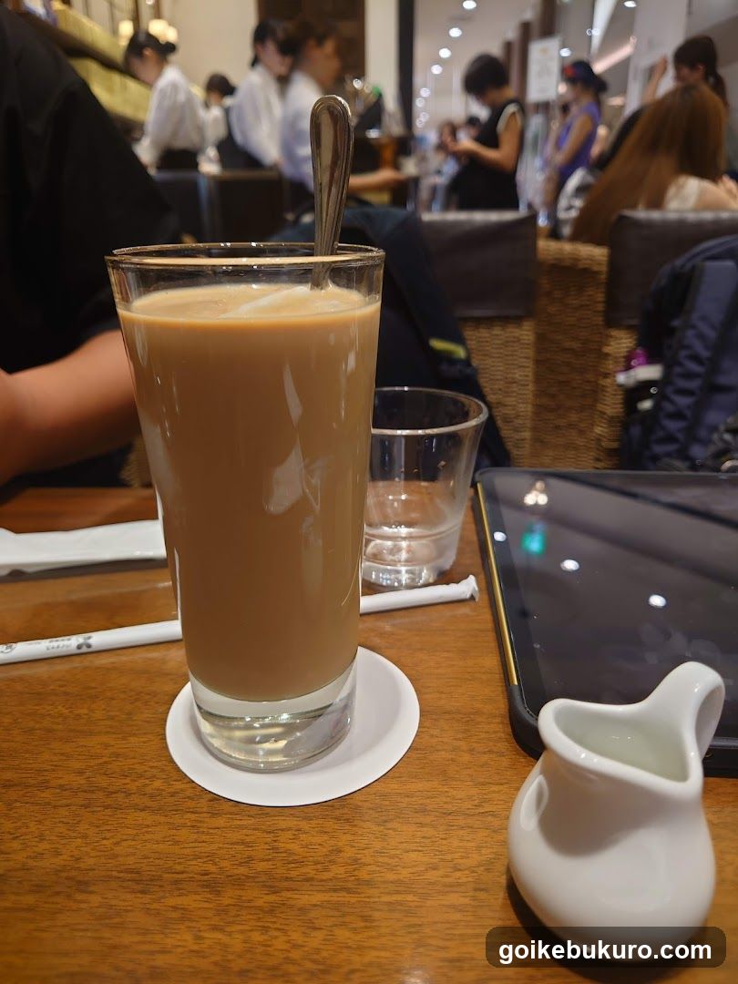 Iced Coffee in a Cafe