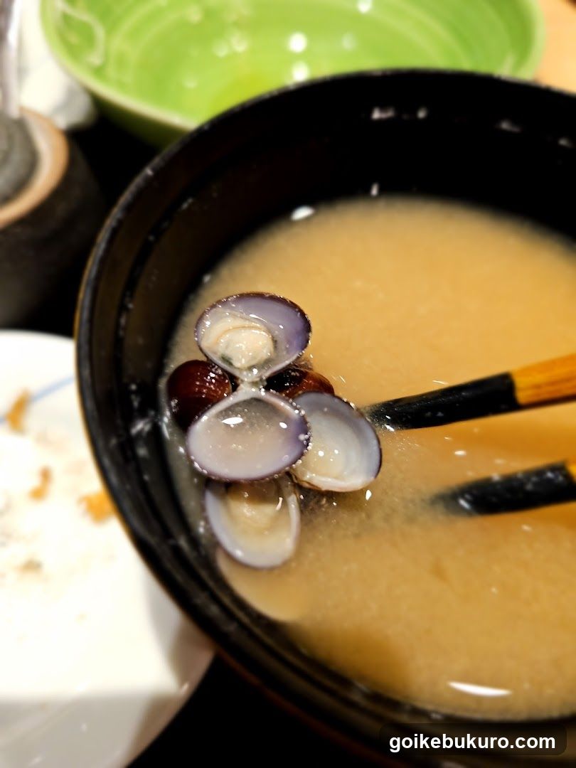 Clam Soup with Chopsticks