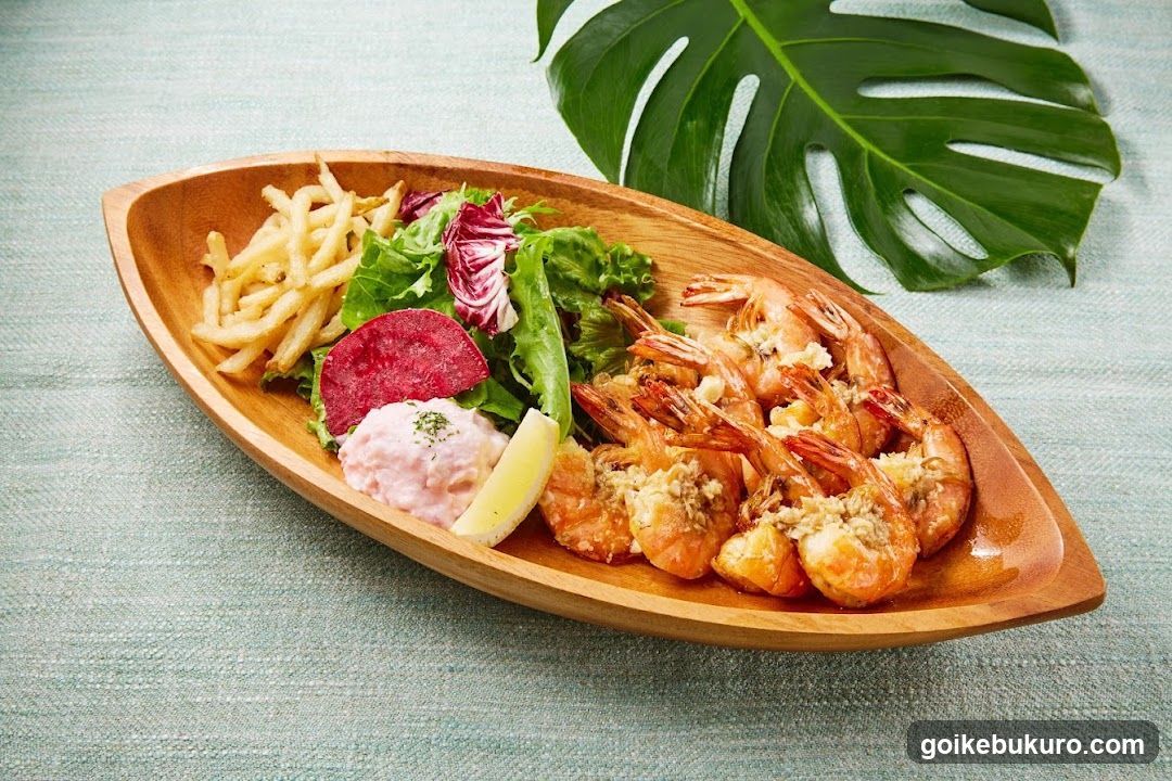 Shrimp and Salad Platter