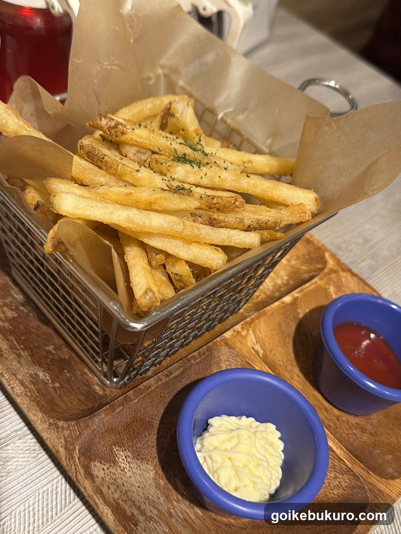 French Fries with Dipping Sauces