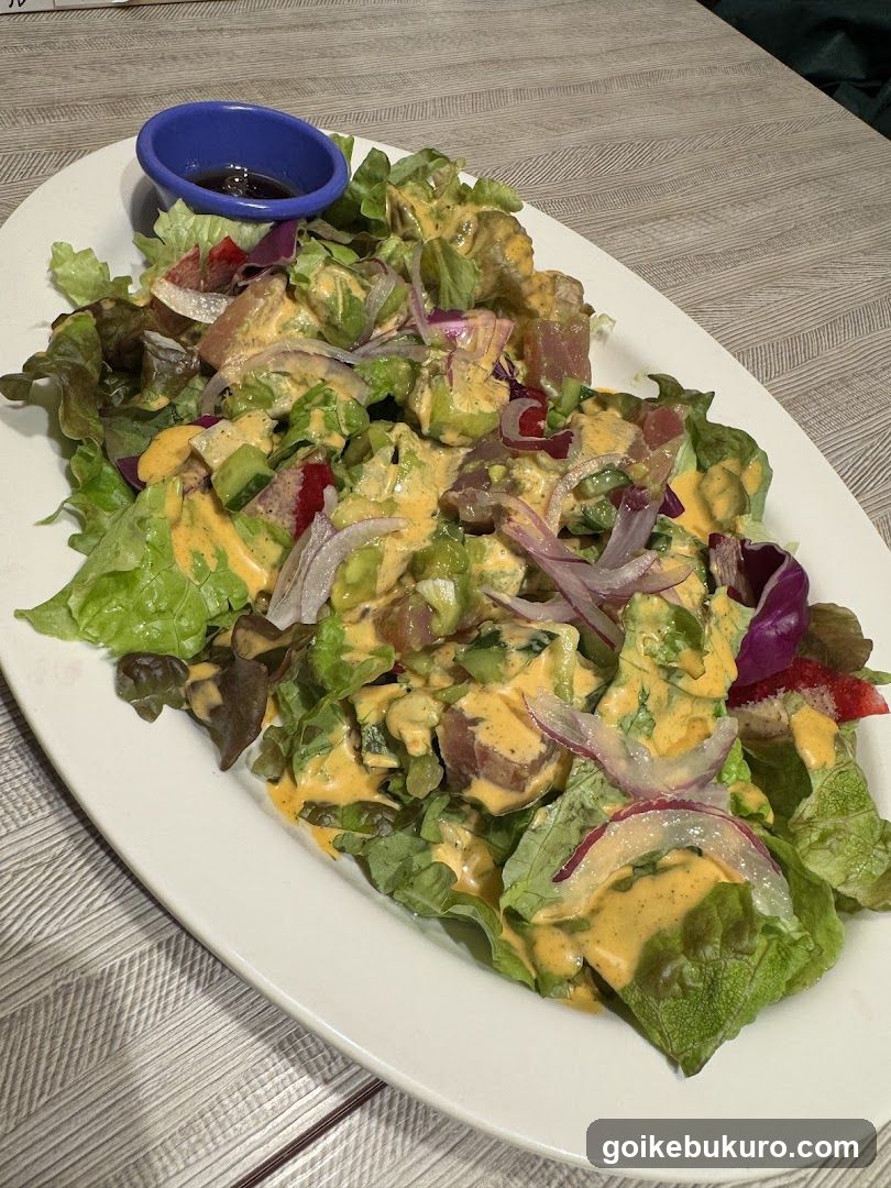 Salad with Dressing