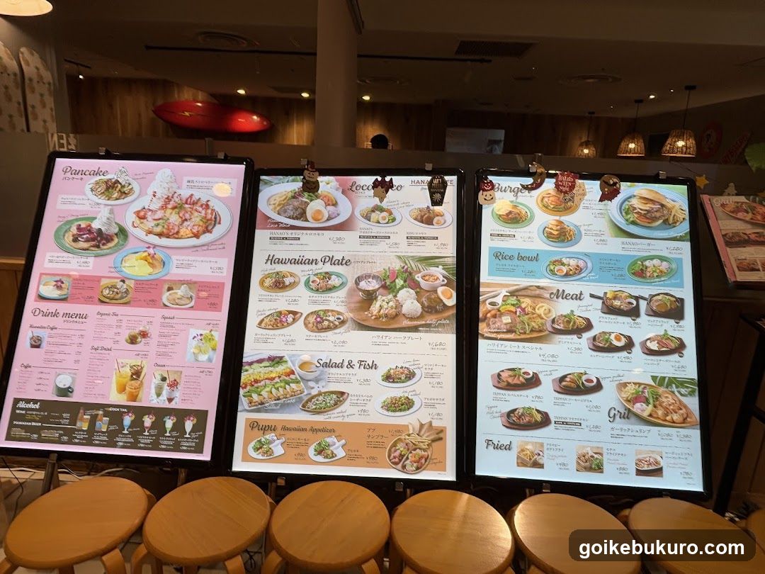 Restaurant Interior with Menu Boards