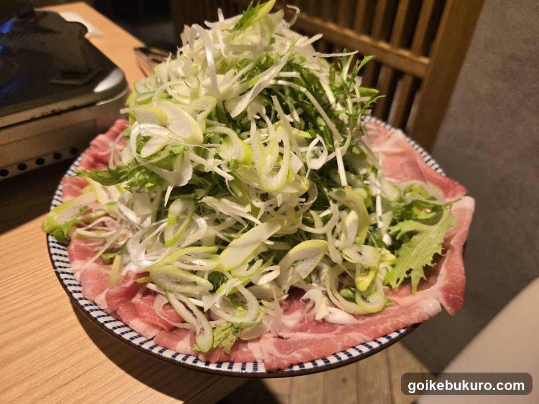 Sliced Meat with Shredded Vegetables