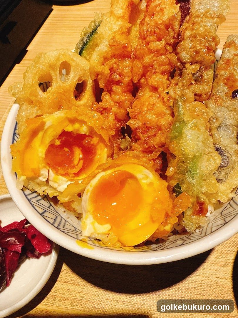Tempura Bowl with Soft-Boiled Egg