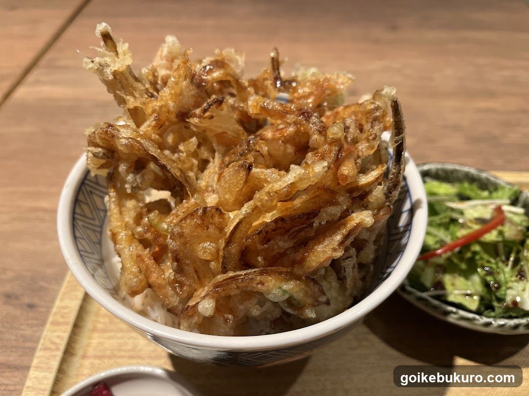 Fried Fish on Rice Bowl
