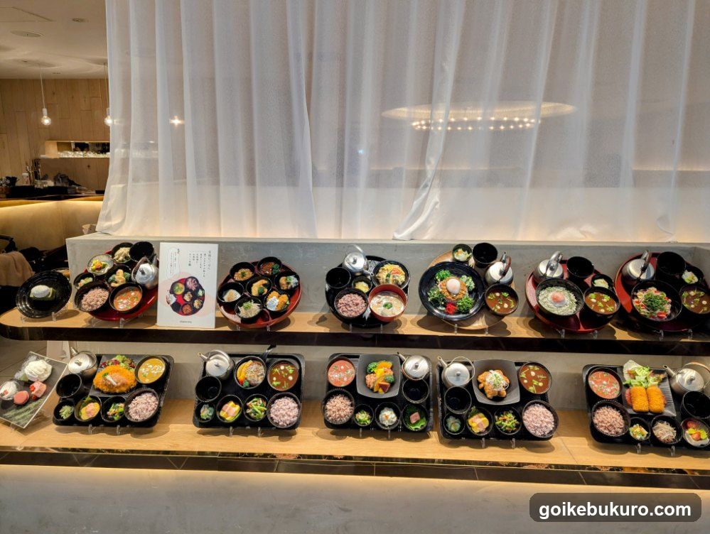 Japanese Meal Display