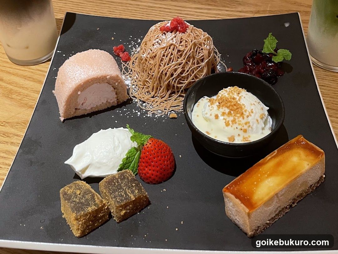 Dessert Platter with Various Treats