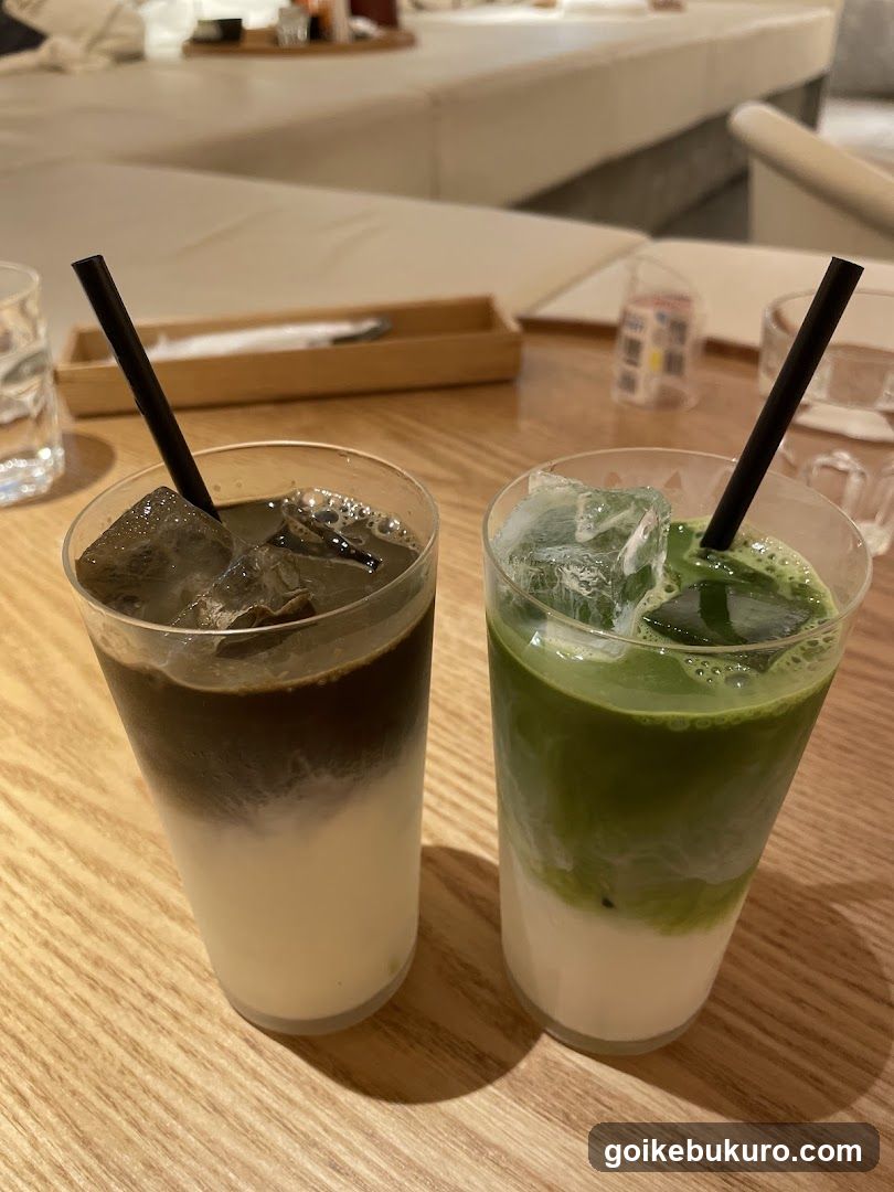 Matcha and Coffee Drinks