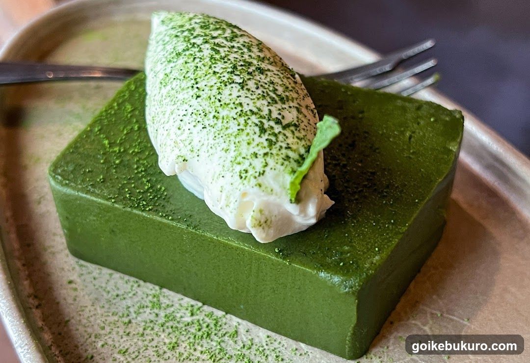 Matcha Dessert with Whipped Cream