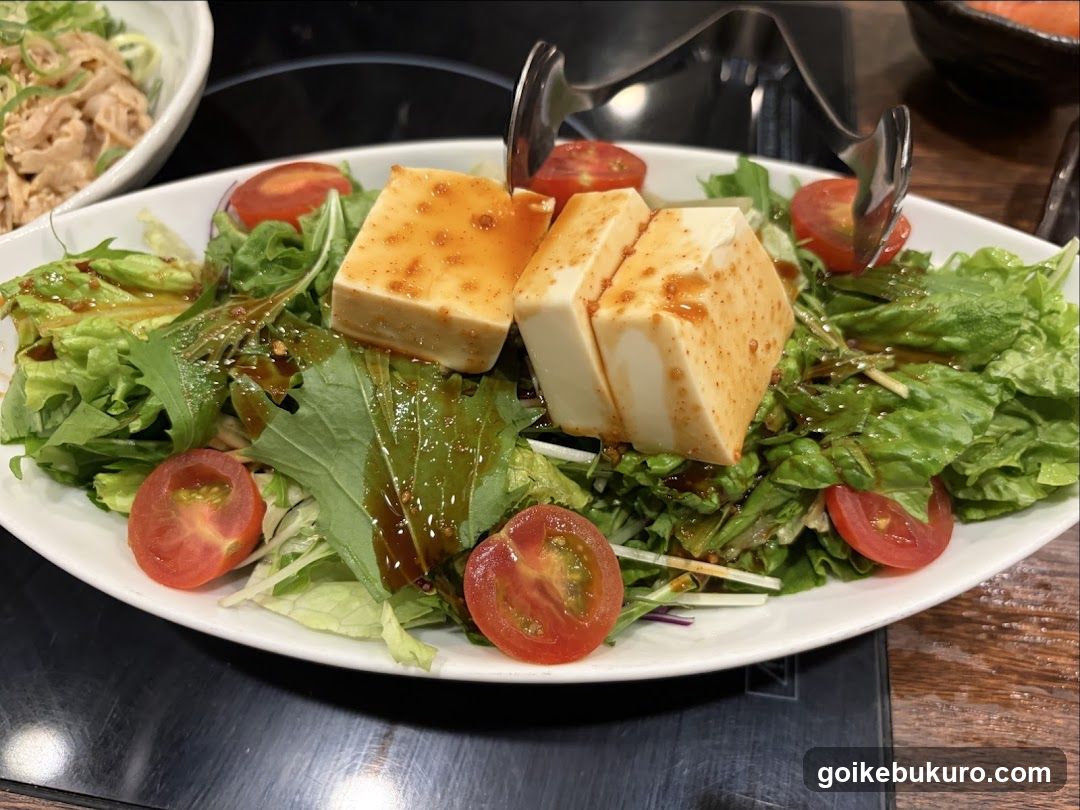 Tofu Salad with Tomatoes